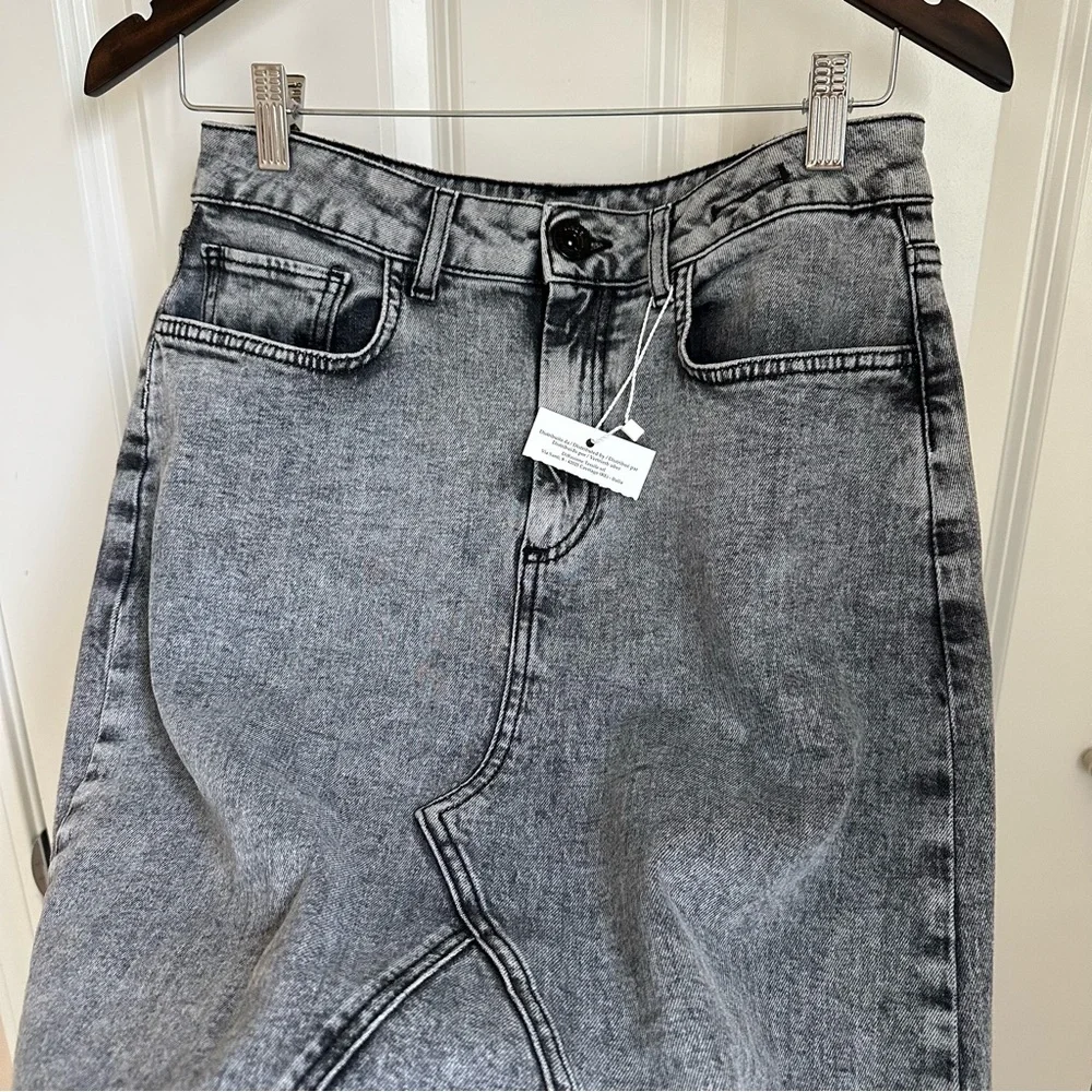 SOLD! On eBay Max Mara Marella Sport Denim Cut-Label Pencil Skirt.Sz:IT40 - Picture 5 of 15